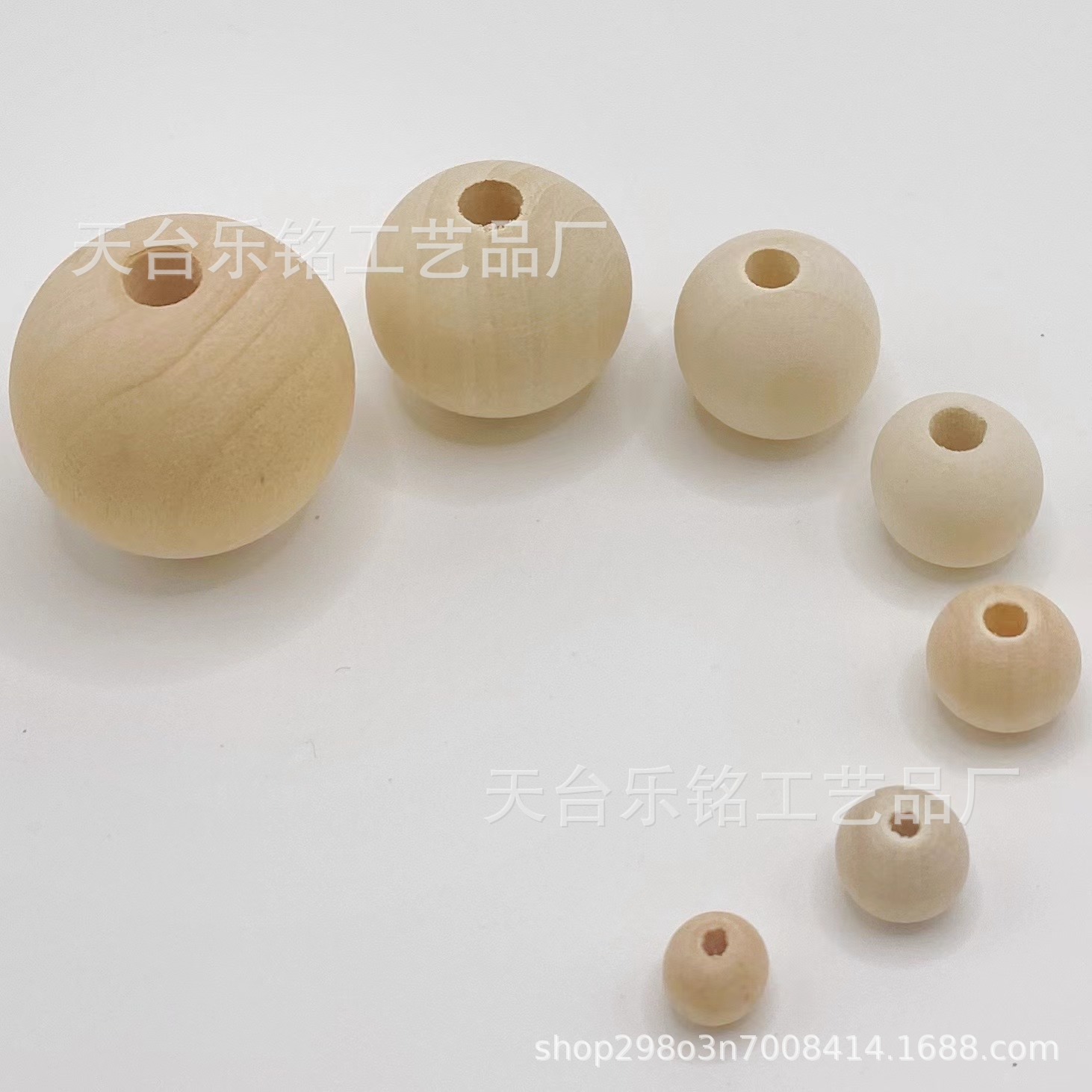 Wholesale Large Hole Wood Beads 6-50mm Handmade Beads Log Loose Beads Lotus Wood Round Beads DIY Hemu Jewelry Accessories