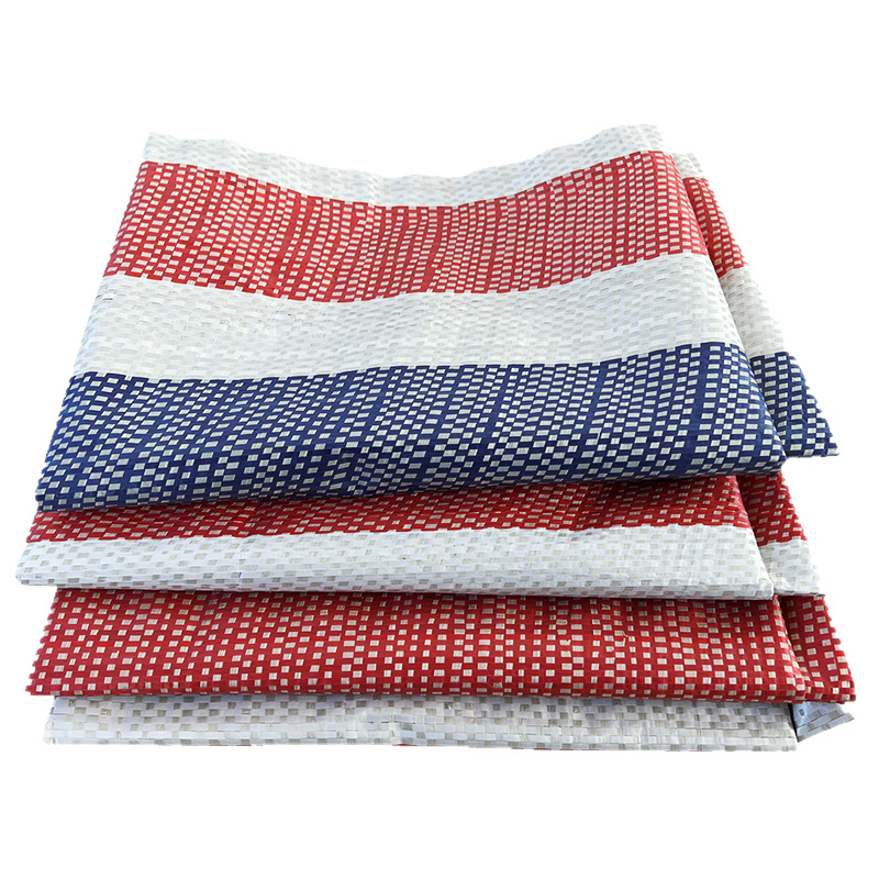 Supply color strip cloth pp thickened rainproof cloth bedding sunshade tarpaulin wholesale engineering color strip cloth single film