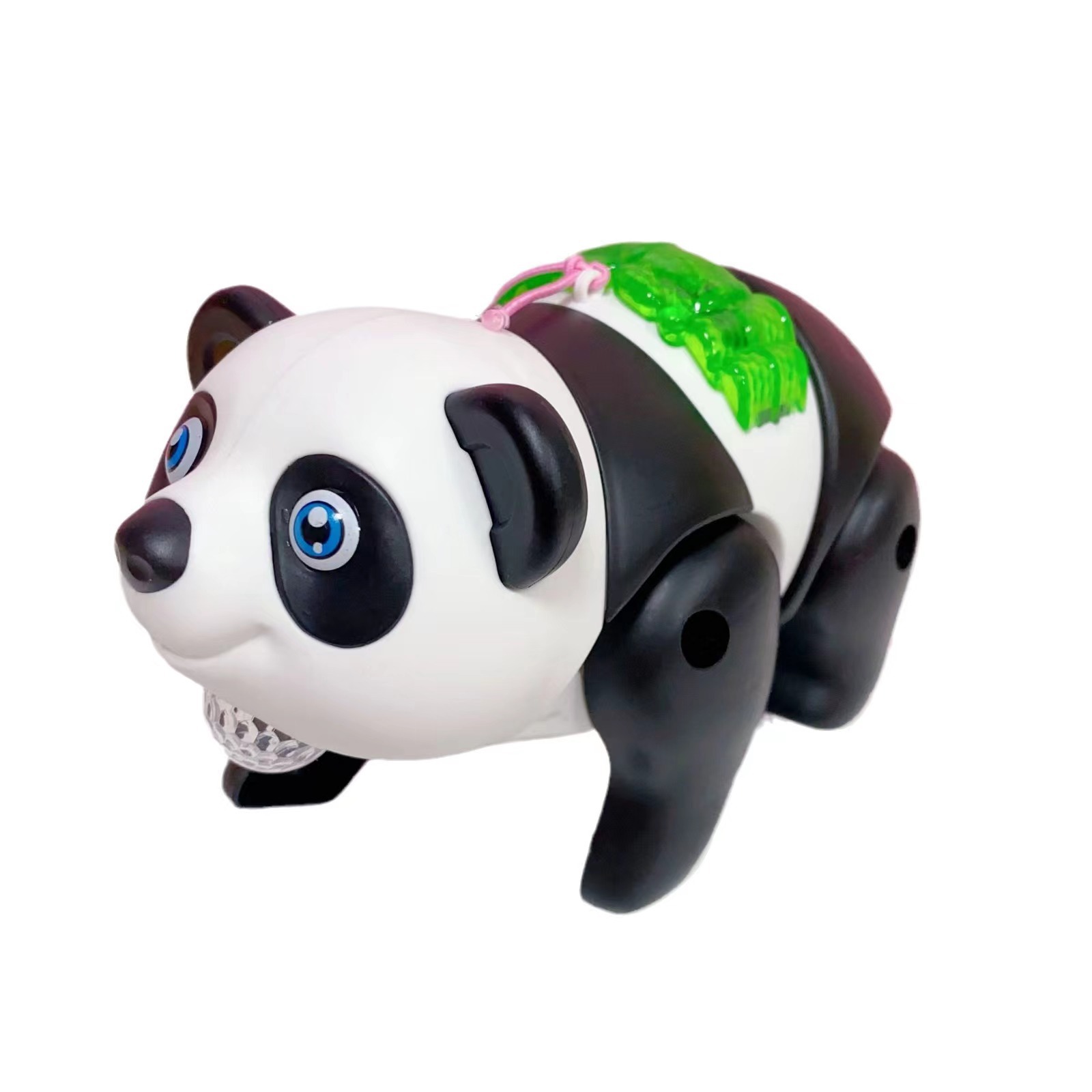 Electric Universal Leash Panda That Can Walk, Lights Up, Plays Music, National Treasure Street Stall Lantern, Children's Toys Wholesale, Chinese Trend