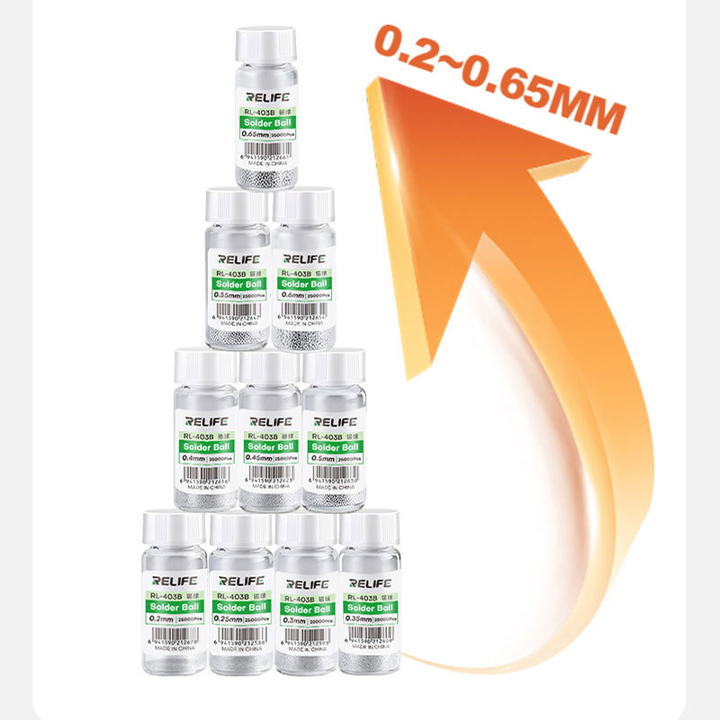 Xinxun Tools Rl-403B Soldering Beads for Middle-Layer Motherboard Soldering Pads, 25,000 Pieces