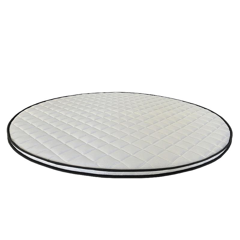 Round Spine-Protecting Coconut Palm Mattress, Thin 5cm Soft Bed with Hard Pad for Home Use, 2.22m m Simmons Firm Round Palm Pad