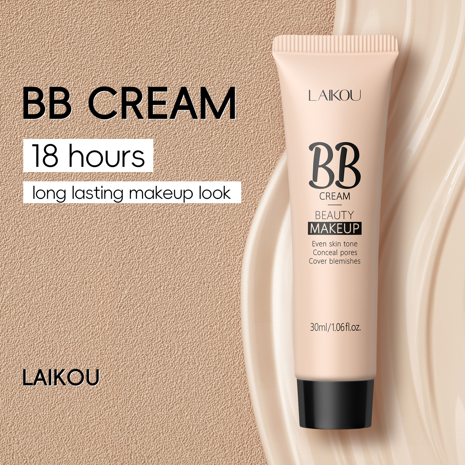 LAIKOU 9-color BB cream 30g (hose) moisturizing makeup cosmetics factory wholesale