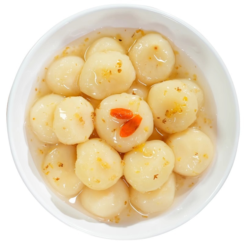 Osmanthus, Water Chestnuts, Osmanthus, Water Chestnuts, Canned Fruits, Cantonese Cold Dishes, Desserts, Ready-To-Eat Sugar Water, Hotel Clubs