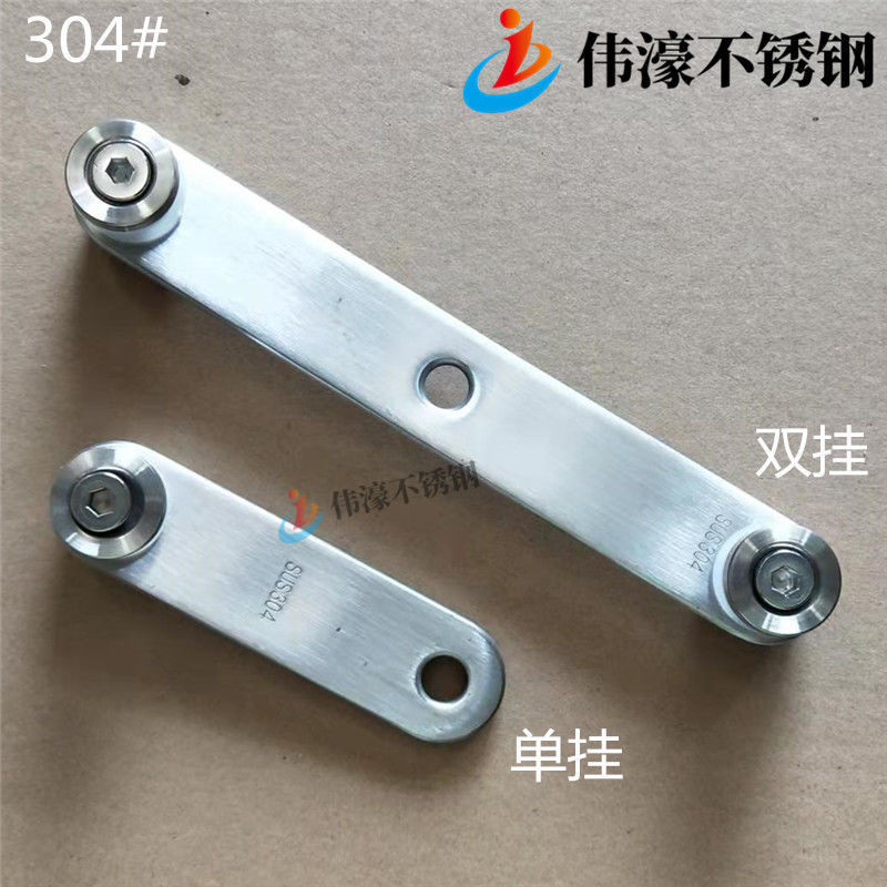 Free Shipping Stair Railing Guardrail Handrail Post Fitting Stainless Steel Glass Clamp Fitting Hollow Single Binaural