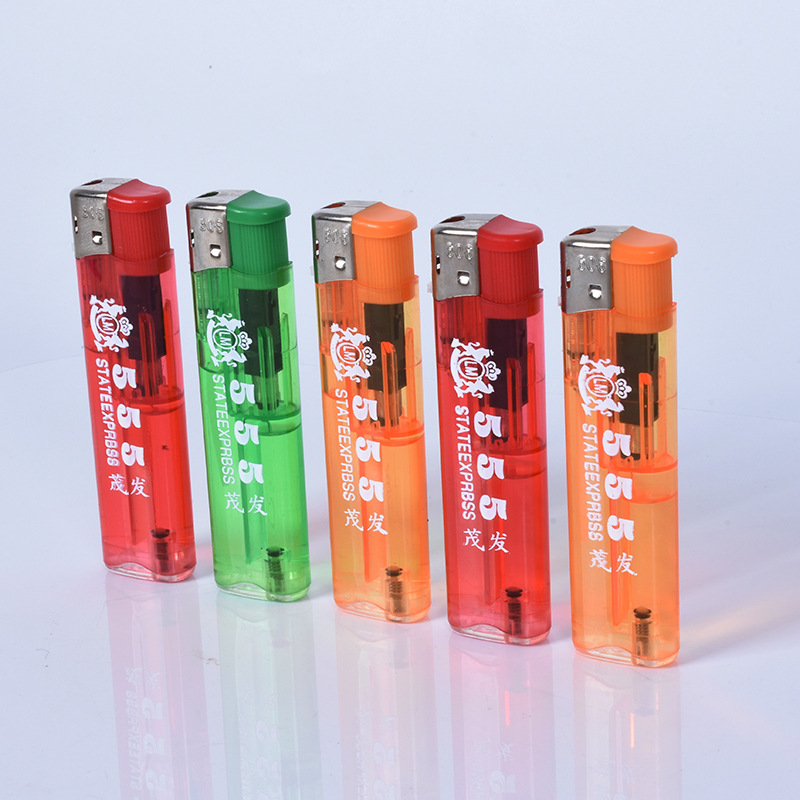 Factory price direct sale Kai brand large 606 arhat lighter disposable plastic ordinary lighter wholesale 555