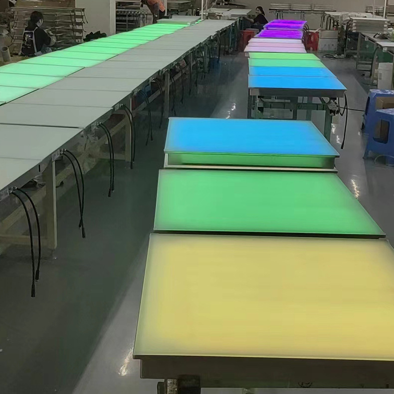 led square floor Brick Lamp gravity human body induction foot pedal colorful luminous sound outdoor tempered glass underground lamp