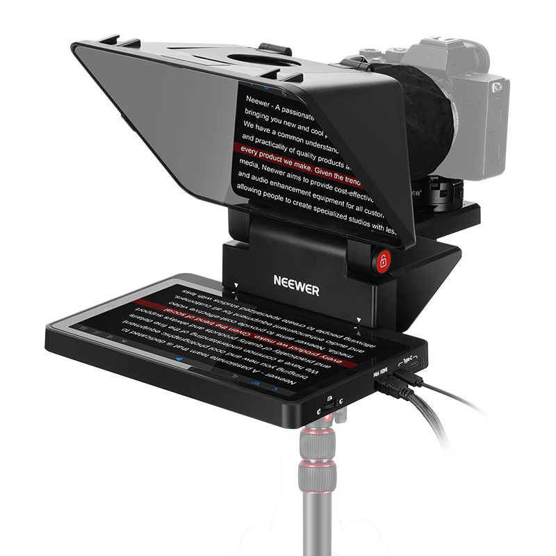 Newell 11inch Large Screen Tablet Teleprompter Live Subtitle Machine with 8inch Display Screens X11+Tm8 Teleprompter