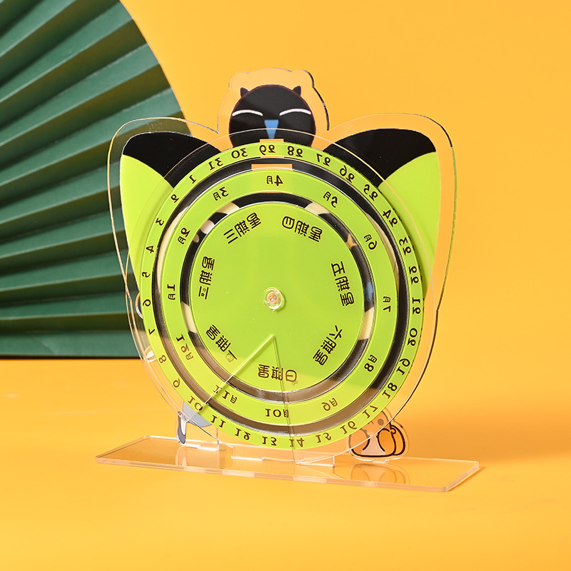 Acrylic Stand Custom Cartoon Animation Character Peripherals Custom Desktop Ornaments Creative Digital Turntable Calendar