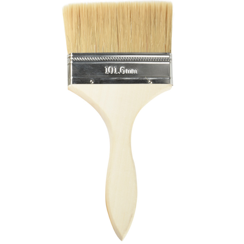 Paint Brush Industrial Use True Color Brand 1 Inch 2 Inch 3 Inch Barbecue Soft Bristle Glue Pig Hair Brush