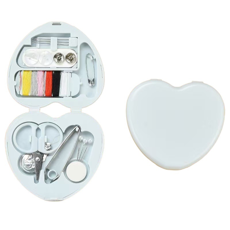 Nordic style mini sewing box portable small sewing kit sewing tools combination set hotel supplies wholesale