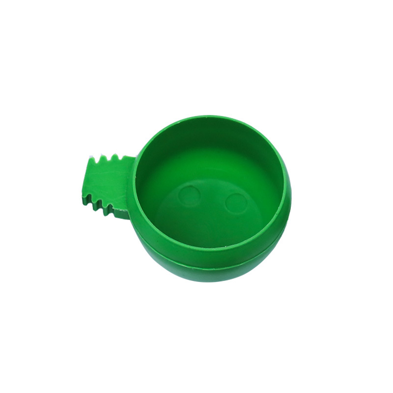 Round Bird Water Bowl Bird Food Box Bowl Food Cup Slot Food Tank Bird Cage Universal Wire Cage Feed Box Bird Supplies Bird Tools