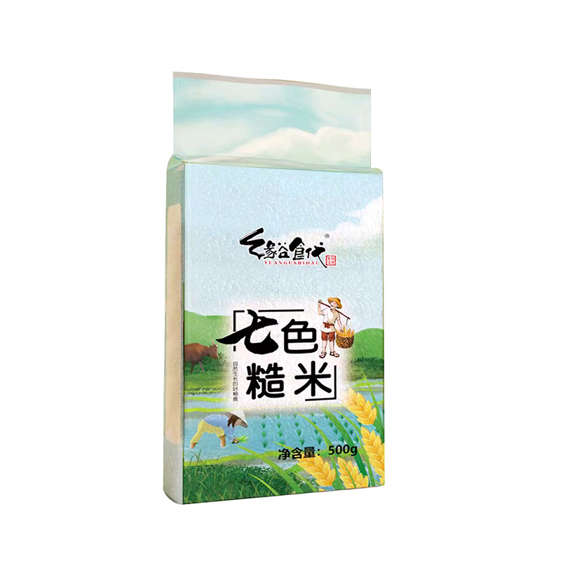 Edge grain food instead of seven-color brown rice 500g bagged cereals coarse grains low fat black rice red rice buckwheat oat sorghum