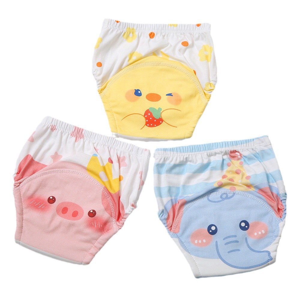 2025 Cross-Border Foreign Trade Baby Training Pants Cartoon Pattern Potty Training Pants Waterproof Breathable Learning Pants