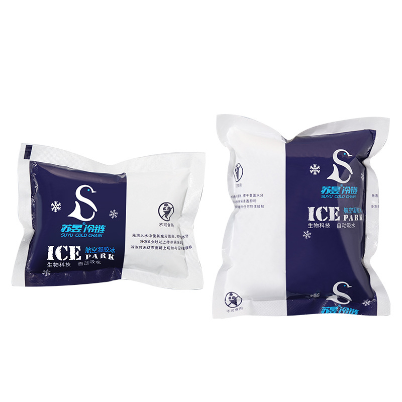 Non-woven self-absorbent ice bag aviation fruit Fresh Express fresh storage 400g repeated use without water injection
