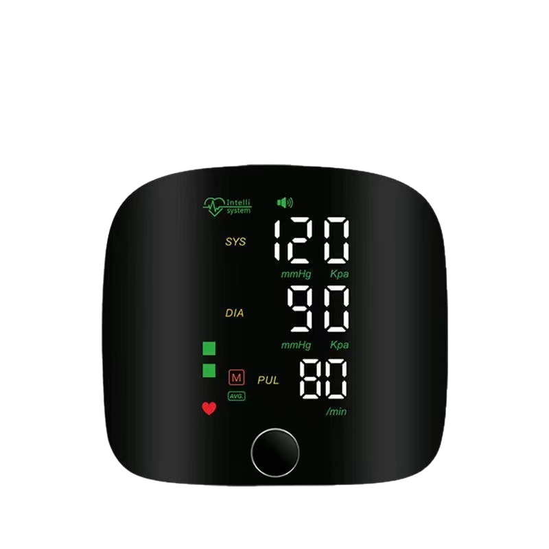 Automatic Chinese wrist blood pressure meter rechargeable blood pressure meter touch screen sphygmomanometer intelligent blood pressure meter