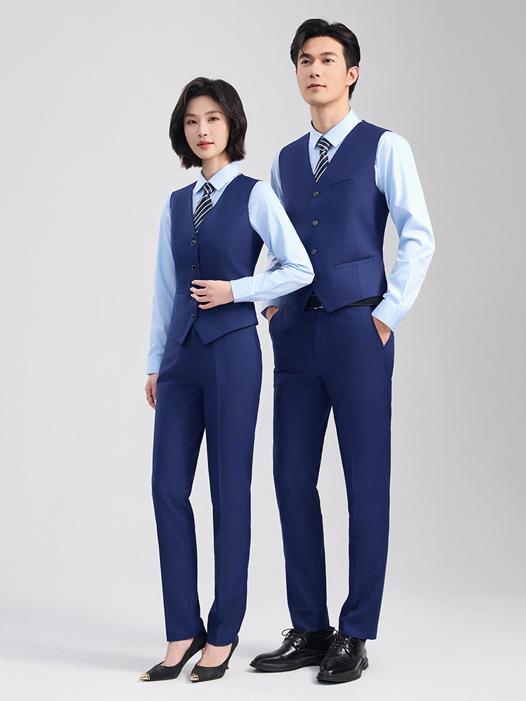 Suit Set for Men and Women, Autumn and Winter Business Professional Work Formal Wear, Groomsmen and Groom's Dress, 4S Store Sales Vest