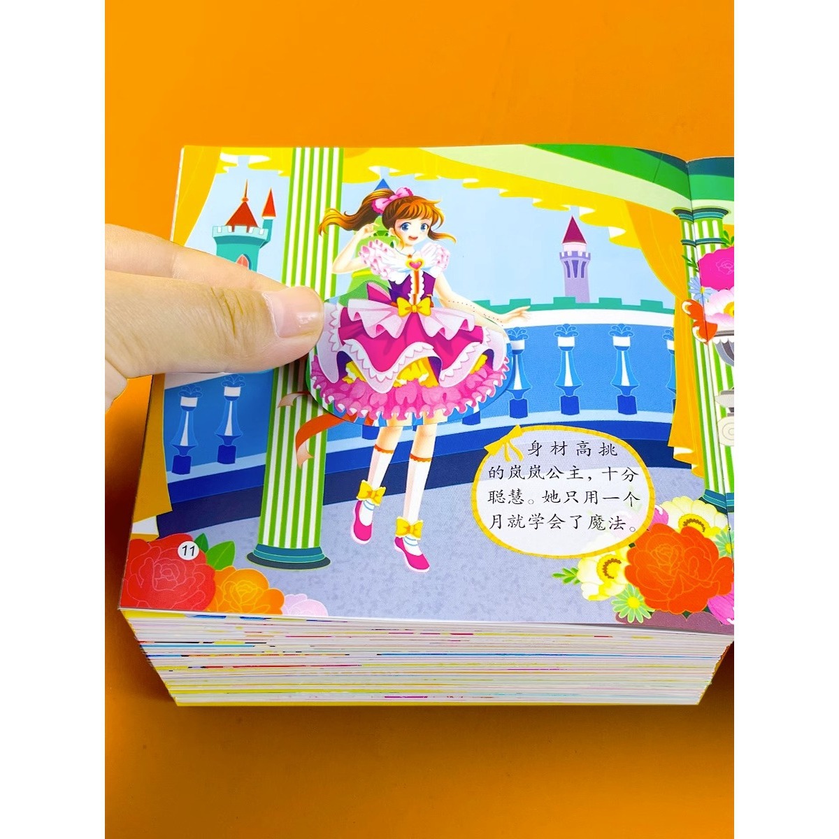 Princess Dress up Show Sticker Puzzle Toy Girls 3-6 Years Old Children Early Education Enlightenment Sticker Book Hands-On Brain