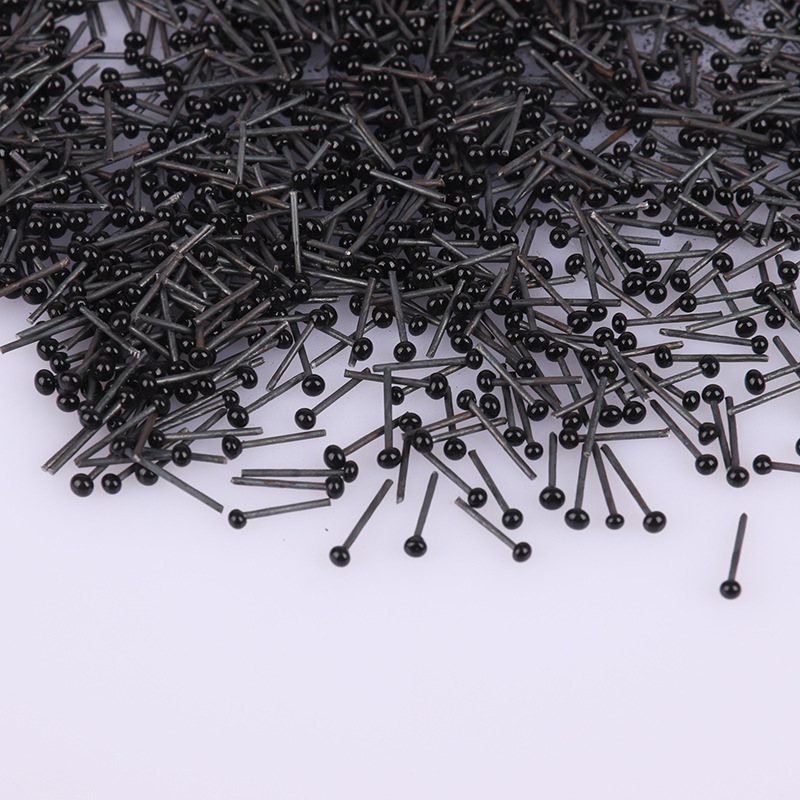 Animal Glass Eyes Artificial Eyes Wood Carving Food Carving Noodle Plastic Needle Inserted Black Bean Round Ball Eyeballs Toy Artificial Eyes