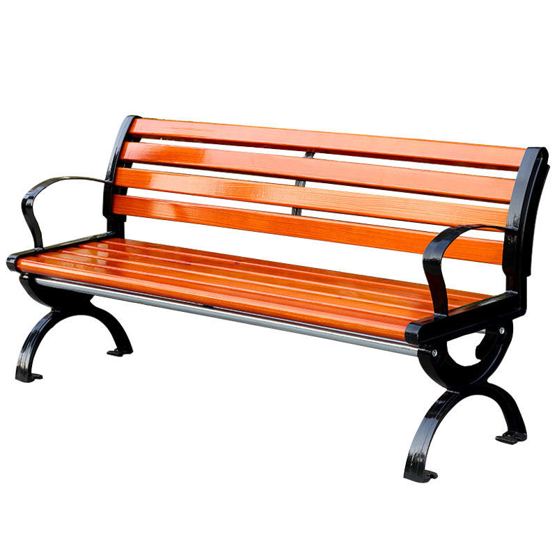 Park Chair Outdoor Bench Zinc Alloy Outdoor Bench Courtyard Leisure Seat Anti-Corrosion Chair Backrest Waterproof Sun Protection