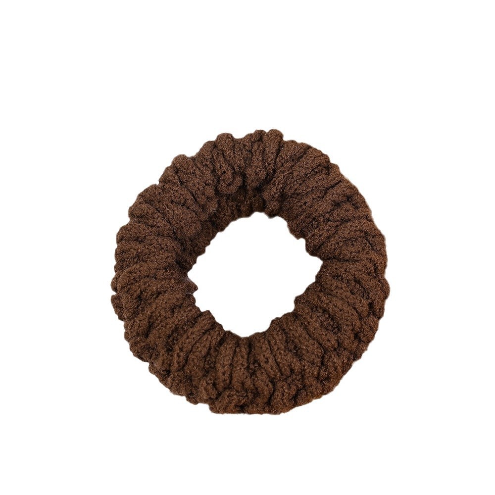 Thickened Thickened High Elastic Towel Ring Colorful Seamless Hair Ring Payertail Hair Rope Hair Rope No Hair Injury for Women