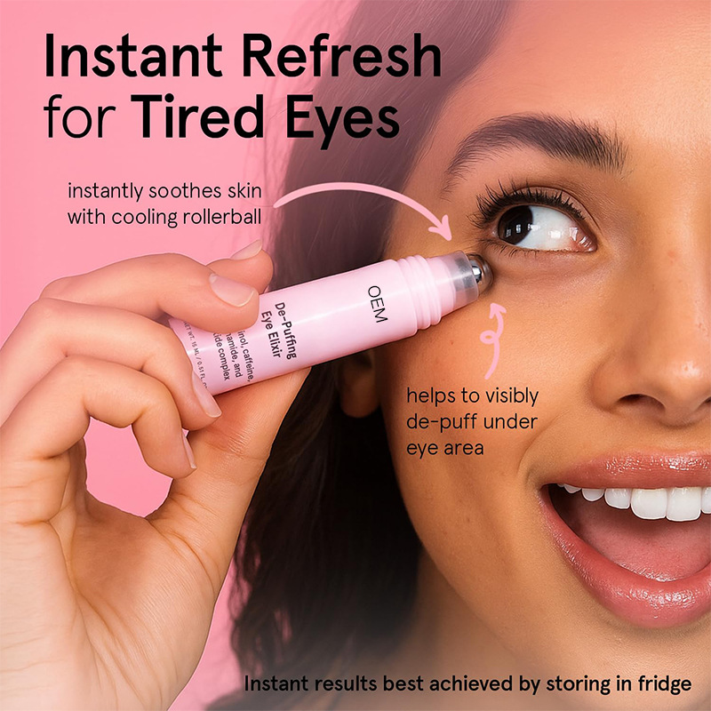 Amazon's Best-Selling Eye Roller Essence Improves the Eye Area, Fades Fine Lines, Tightens, Anti-Wrinkles and Brightens Oem Customization