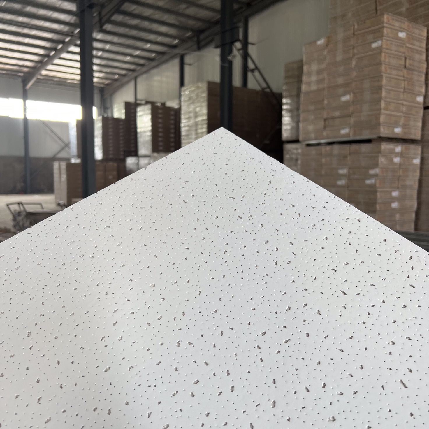 Mineral Wool Board Ceiling Mineral Wool Decorative Sound-Absorbing Board 12-15mm Waterproof and Moisture-Proof Ceiling Fire-Proof Flame-Retardant Mineral Wool Board