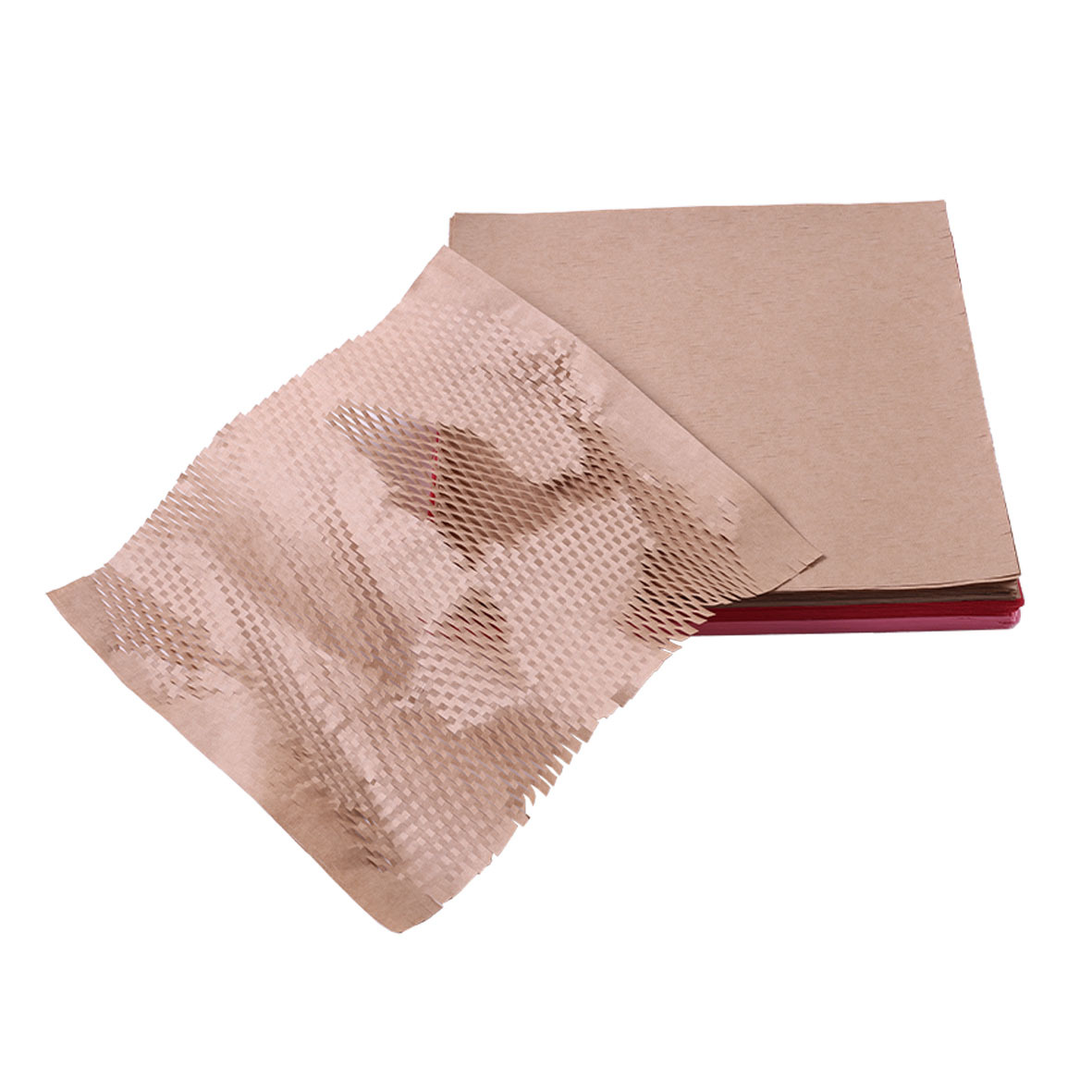 Flat Honeycomb Paper Lining Paper Manufacturer Direct Supply Cross-Border Honeycomb Kraft Flower Wrapping Paper Environmentally Friendly and Biodegradable