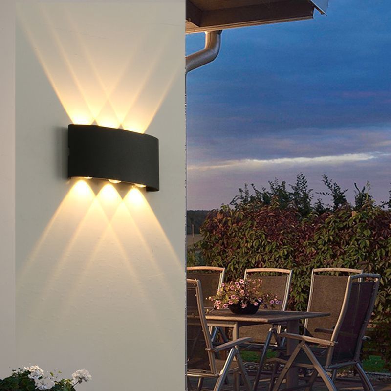 Indoor and outdoor universal wall lamp bedroom bedside lamp modern simple staircase courtyard wall aisle wall lamp foreign trade