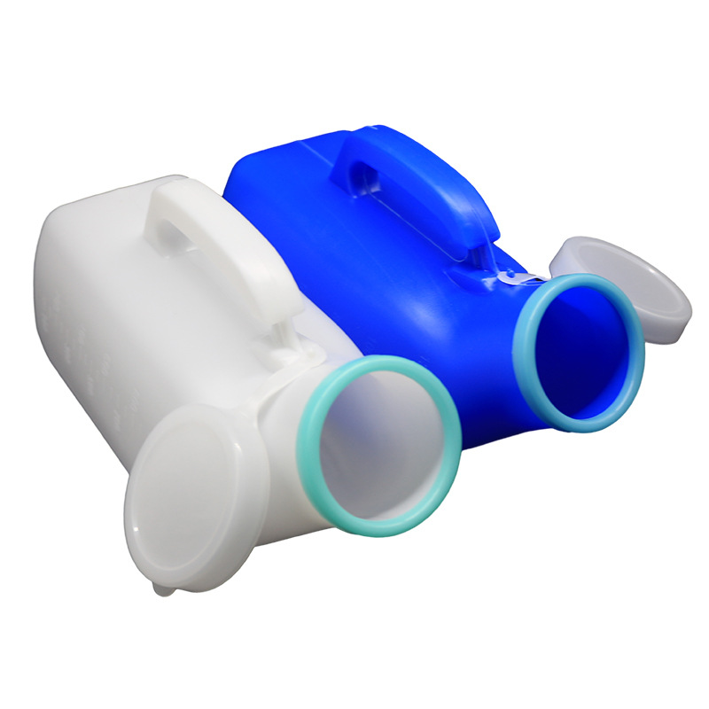 Plastic urinal wholesale white black men's urinal 1200ML household elderly children hospital urinal