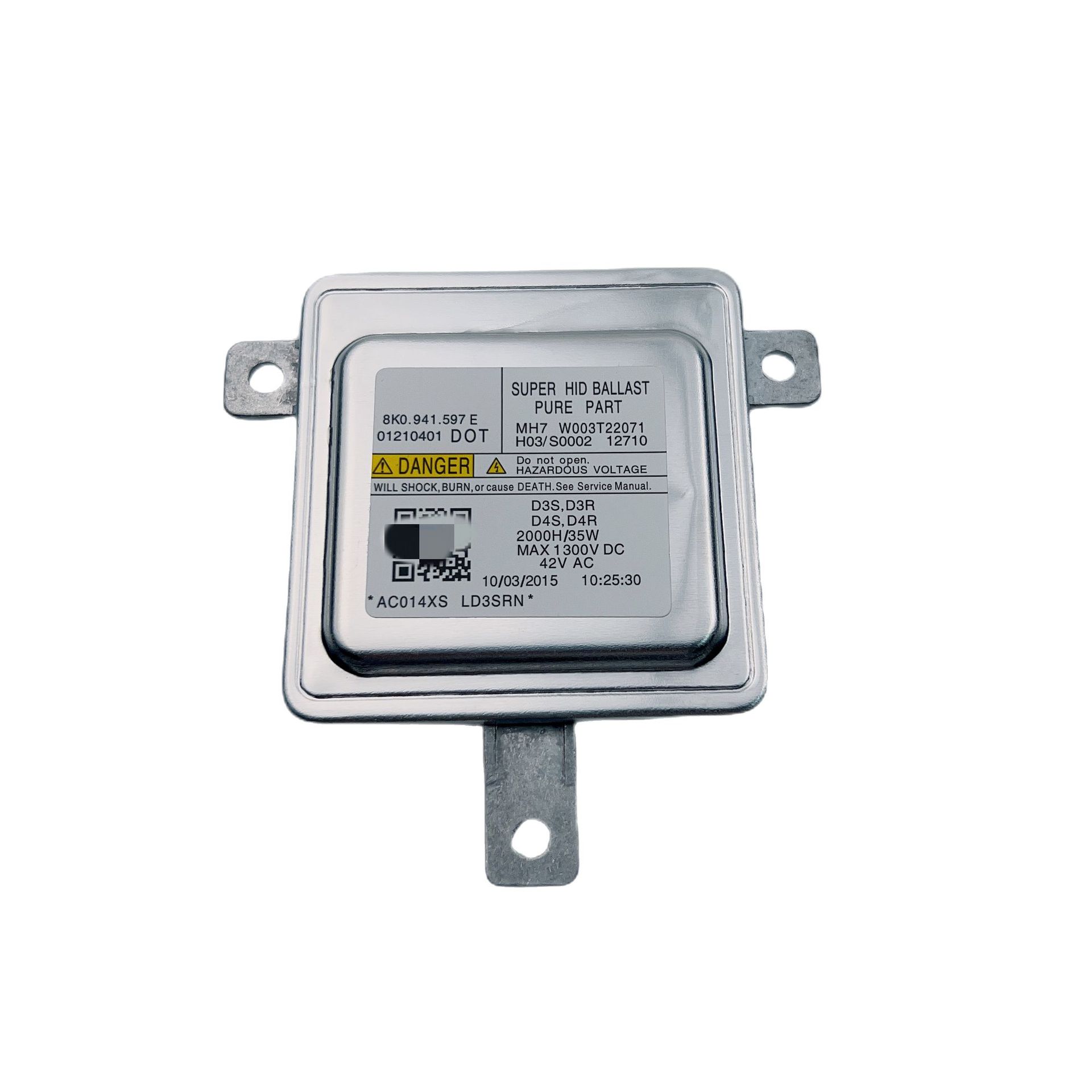 Hid Xenon Lamp Headlight Ballast Ballast 8K0941597E Domestic Brand New Warranty Standard Accessories