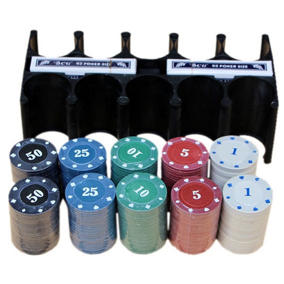 Digital Printing Texas Hold'em Chips suit Tinplate Box Chips 200 Chips Token Chuang Code Poker Tablecloth