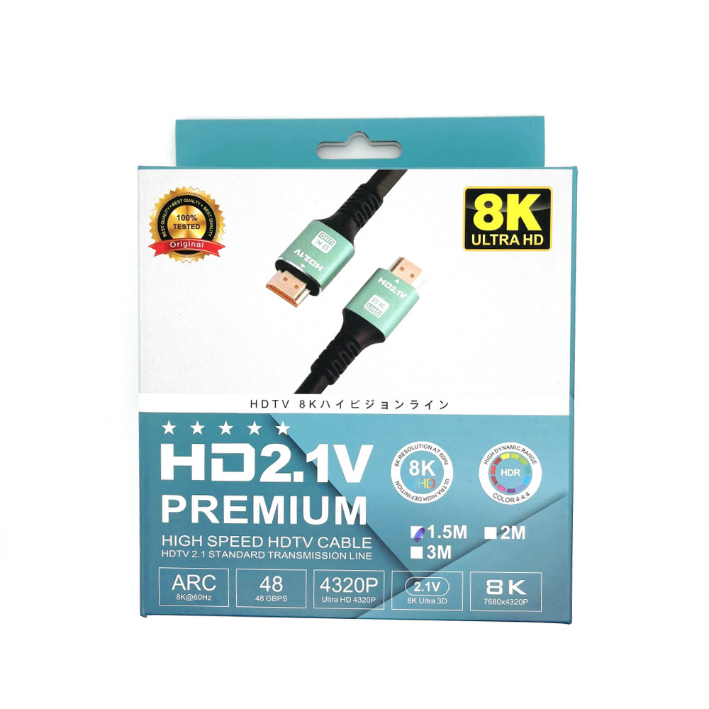 Tengwang 1.15m 2.3m 5.8m K HDMI Hd Cable 2.1Hdmi Hd Cable Tv 8K