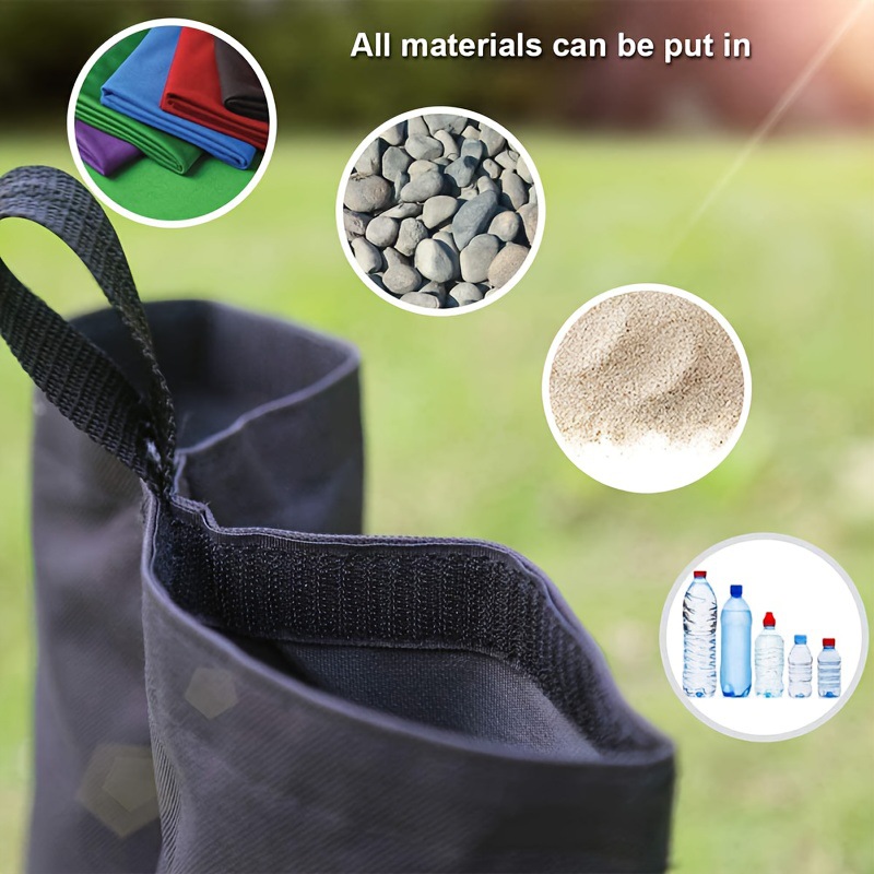 Temu Cross-Border Outdoor Tent Fixed Sandbags Sunshade Umbrella Base Fixed Sand 4 Pieces Tent