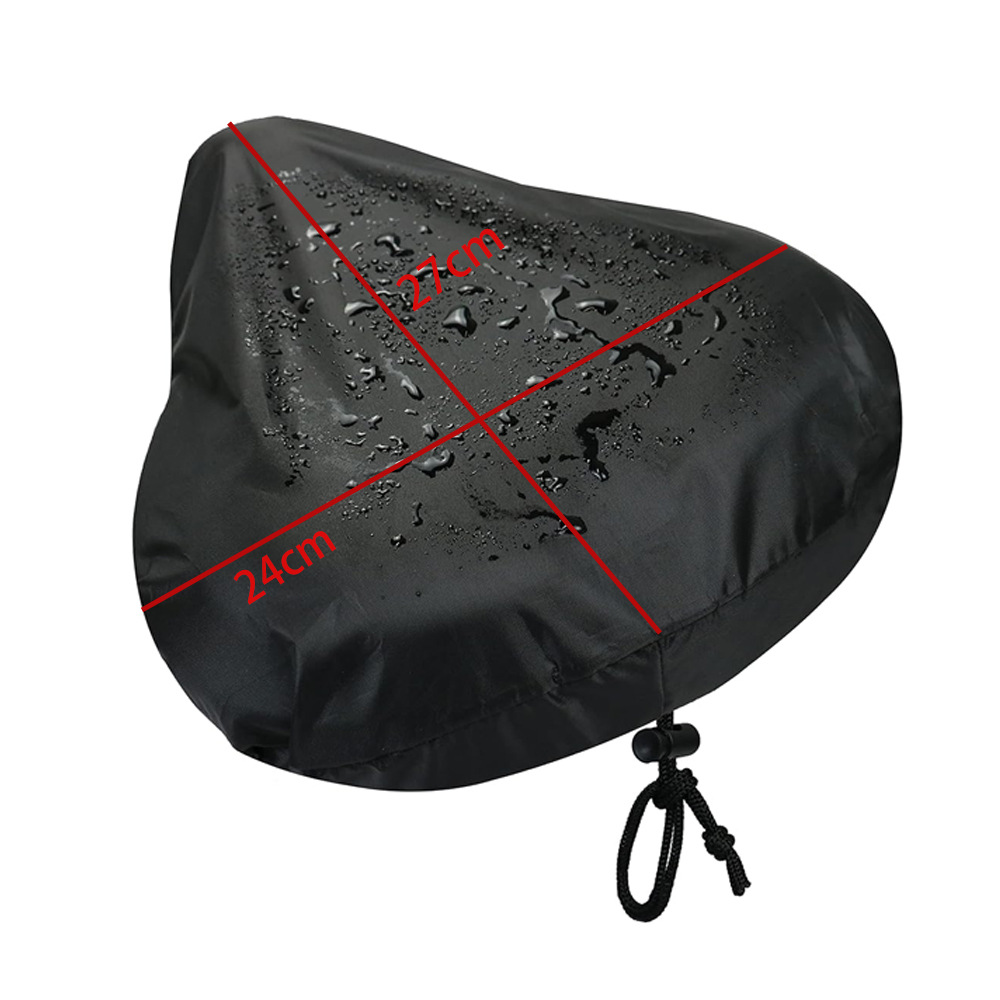 Outdoor Waterproof Bicycle Seat Cushion Protective Cover Oxford Cloth Dustproof Bicycle Seat Cover Sunshade Anti-Slip
