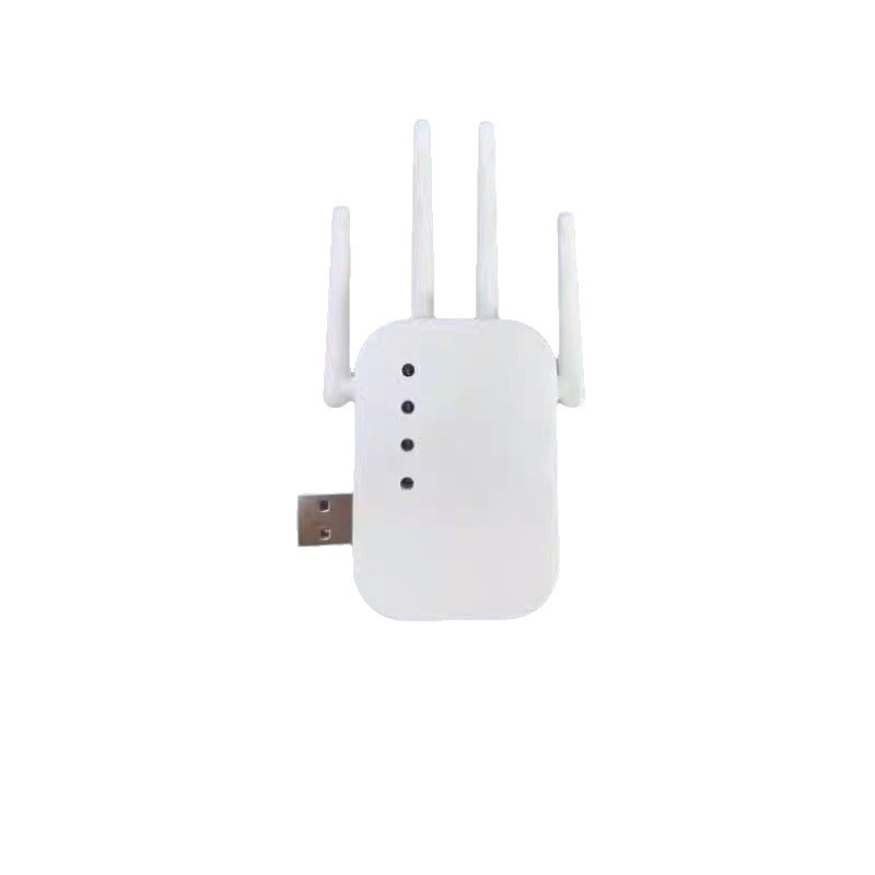 New Repeater Wifi Four-Antenna Signal Booster Home Through-Wall Wireless Network Expansion Extender Wholesale