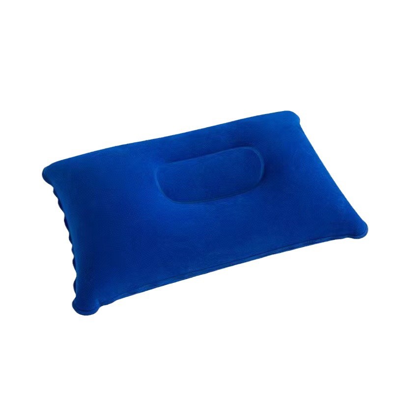 Outdoor PVC flocking small square pillow nap pillow sleeping artifact aircraft pillow cervical pillow wholesale custom