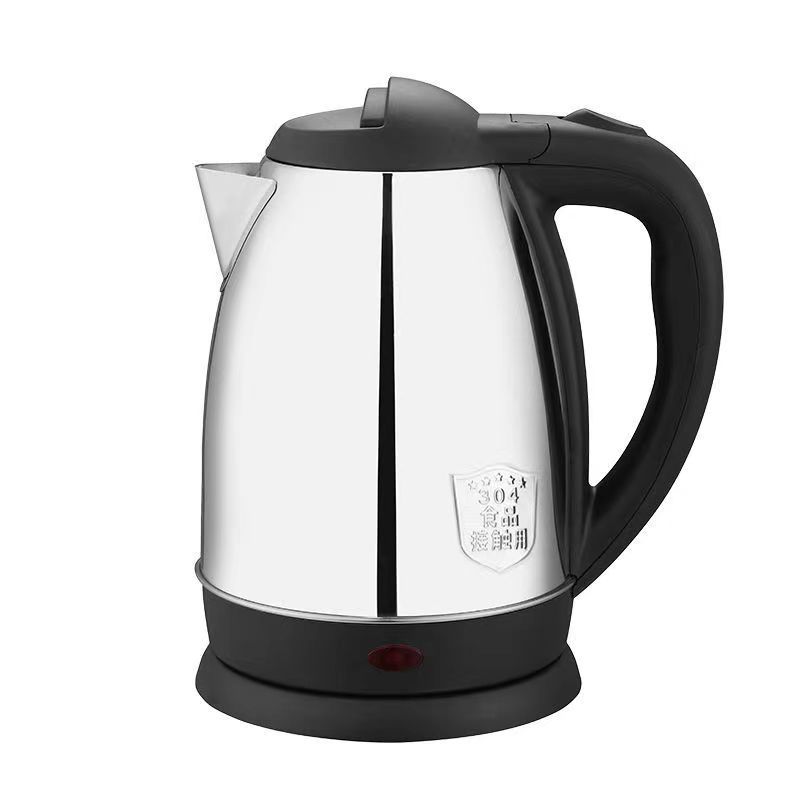 Hemisphere kettle 304 stainless steel lettering logo anti-scalding hotel electric kettle automatic power-off insulation