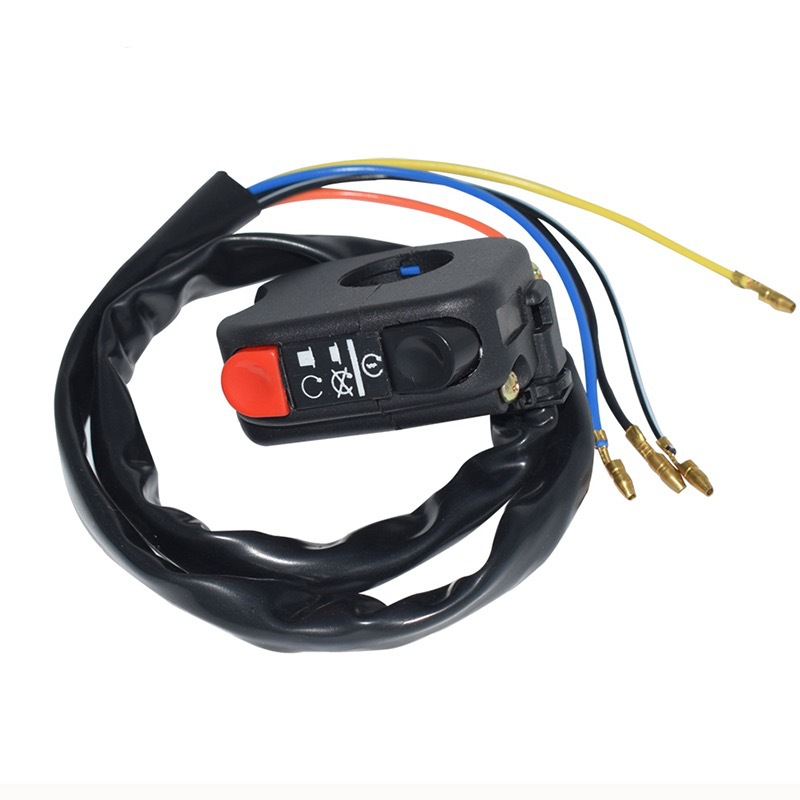 Motorcycle and Electric Vehicle Accessories Modification Switch Retro Kill Switch Headlight Dimmer Power Switch Car