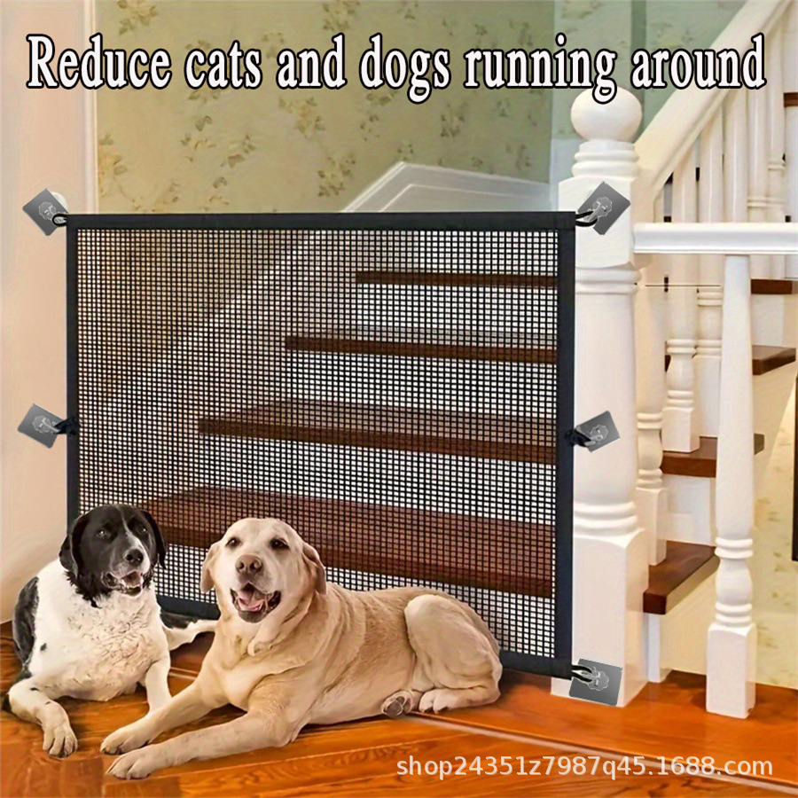 Cross-border Pet Isolation Guardrail Punch-free Cat Dog Barrier Fence Indoor and Outdoor Safety Guarding Chicken and Duck Net