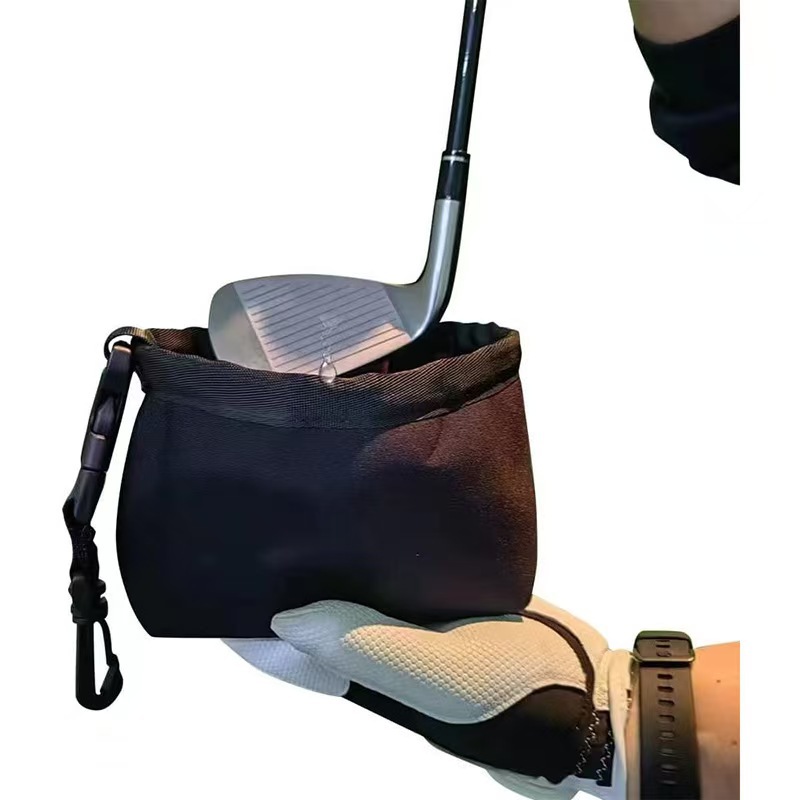 Golf Cleaning Bag Portable Golf Ball Cleaning Bag Golf Club Wipe Packaging Water Cleaner