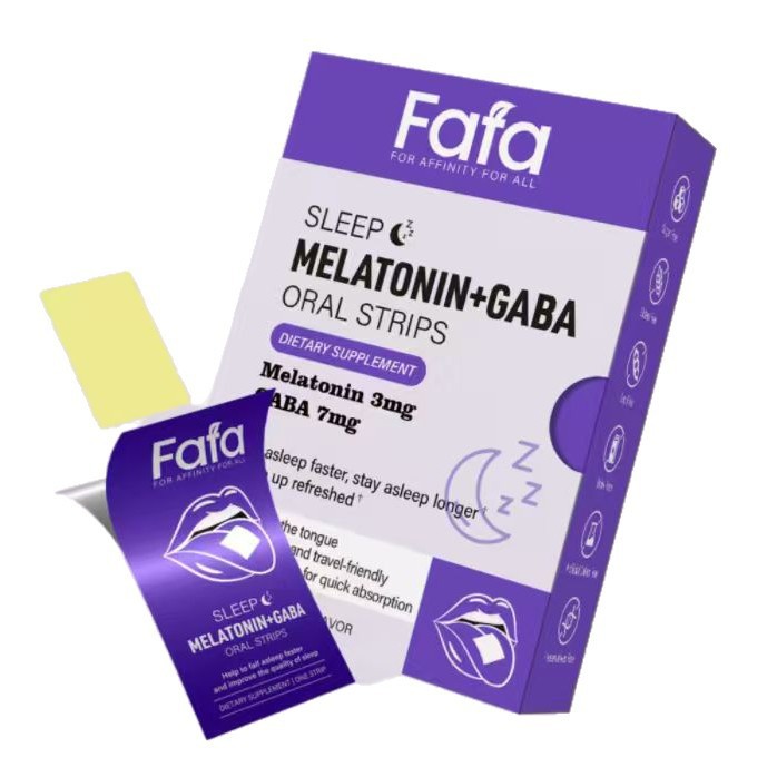Hot-Selling Cross-Border Melatonin Insomnia Melatonin Sleep Tablets Oral Soluble Film Quick Sleep Tablets Oe m Source Factory