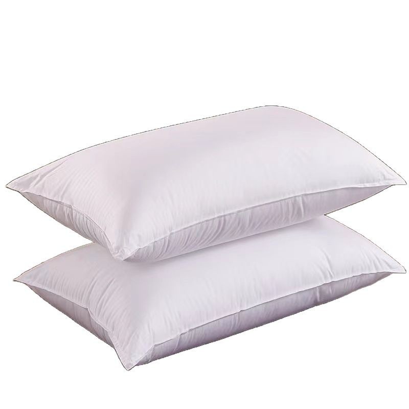 Five-Star Hotel Pillow Core Fiber Pillow Imitation Goose down Pillow Core High Elastic Feather Velvet Hotel Special Cotton Pillow Core Wholesale