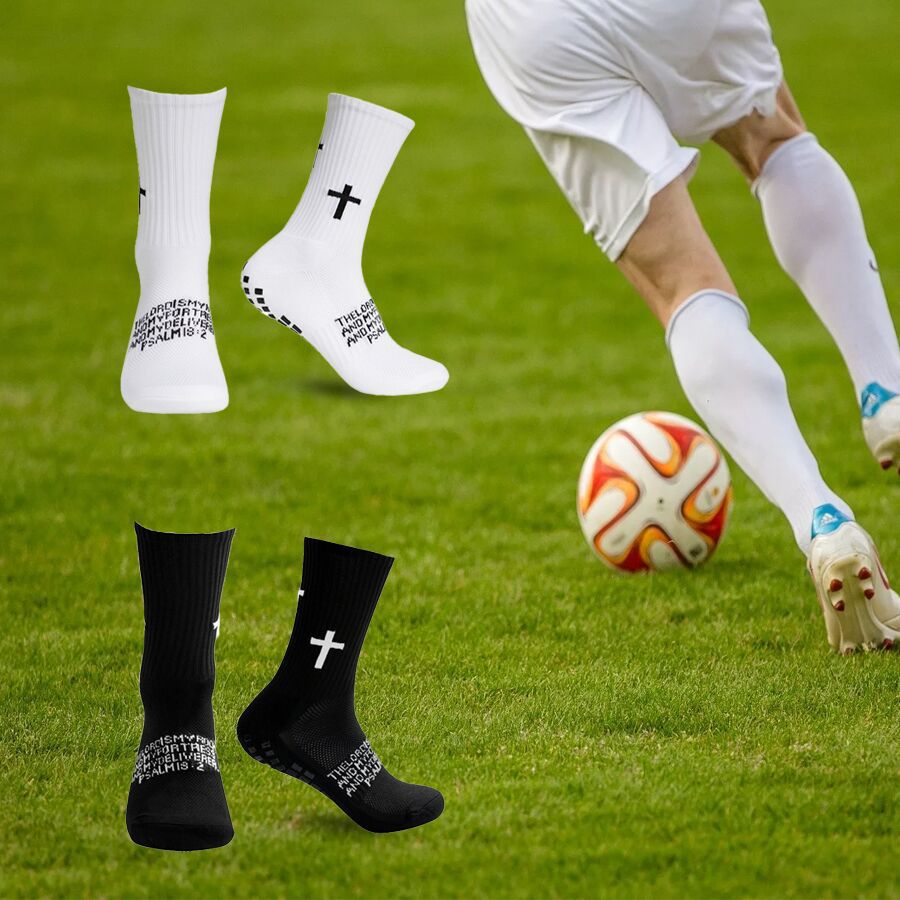 Популярные футбольные носки, средние спортивные носки, дышащие, для пар и йоги