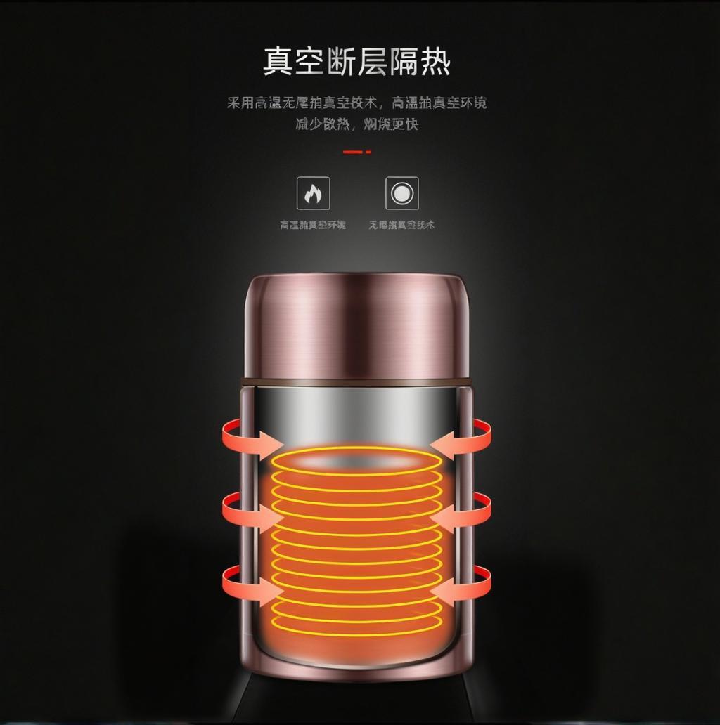 Factory direct supply stew beaker fire-free electricity-free porridge with rice 316 weak alkaline stainless steel stew pot cold preservation tank