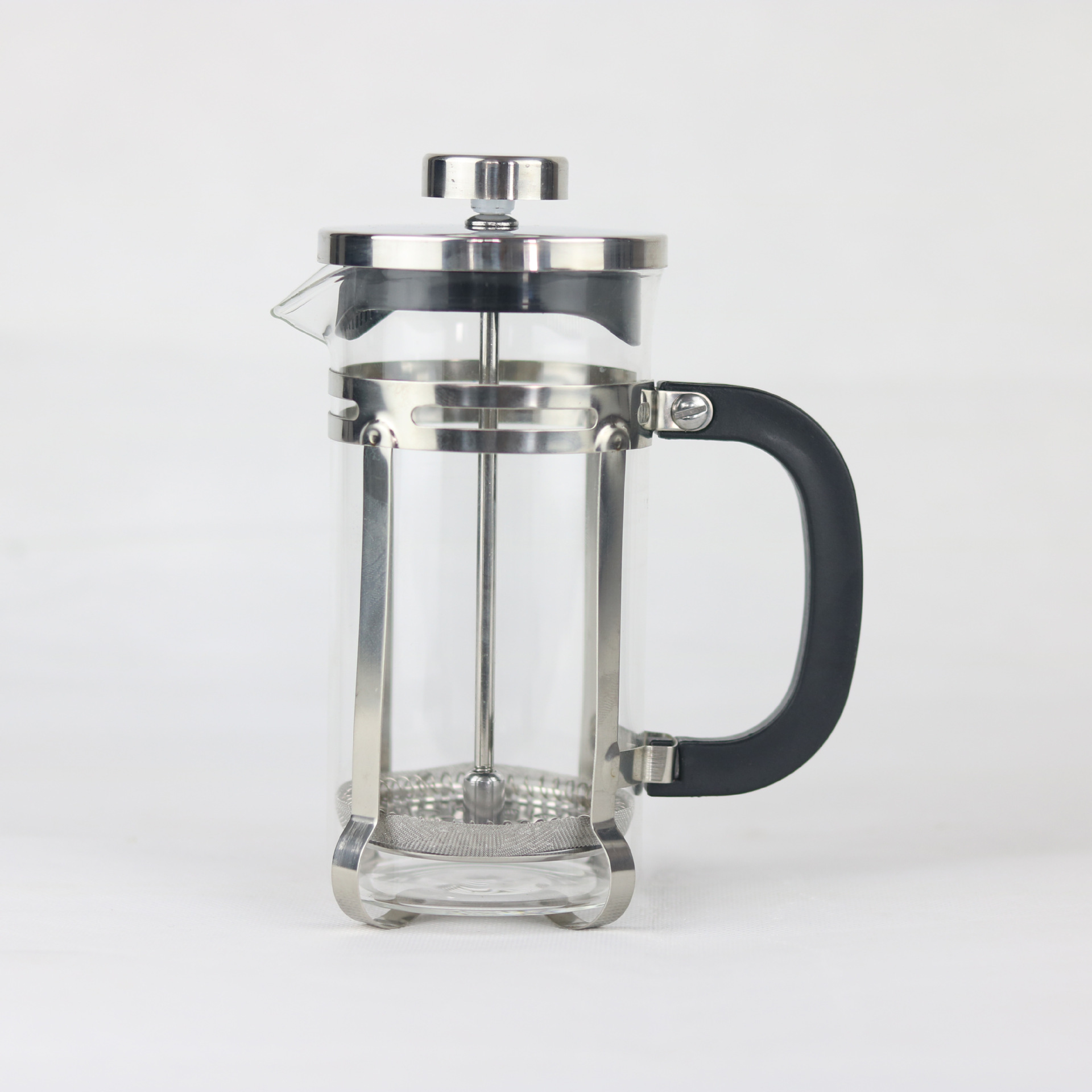 Hand-Brewed Coffee Pot, French Press Pot, Household French Press Pot, Glass Tea Maker, Hand-Pressed Filter Cup, Cold Brew Pot