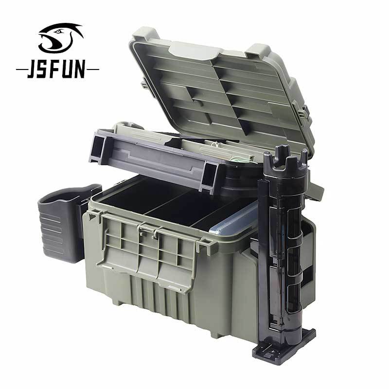 Набор Luya: ящик для рыбы + вставка для удочки + держатель для воды, ящик для приманки Luya, большой ящик для рыбалки