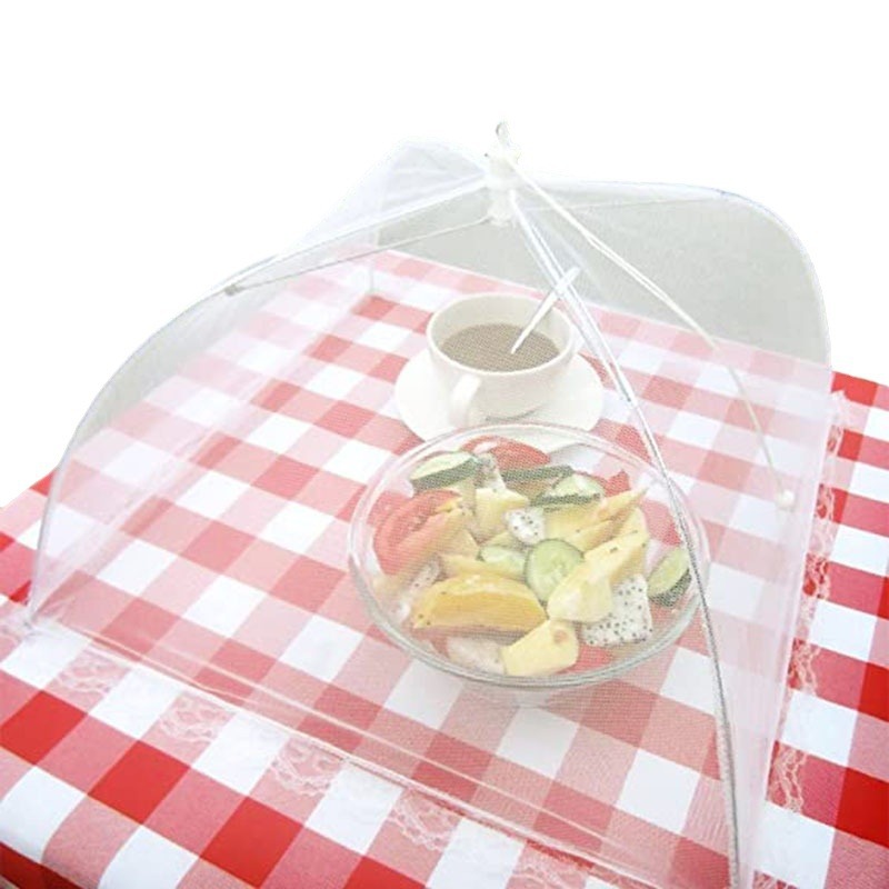 Household Foldable Dish Cover Large Fly-proof Kitchen Outdoor Food Cover European and American Cross-border Dust-proof Dish Cover