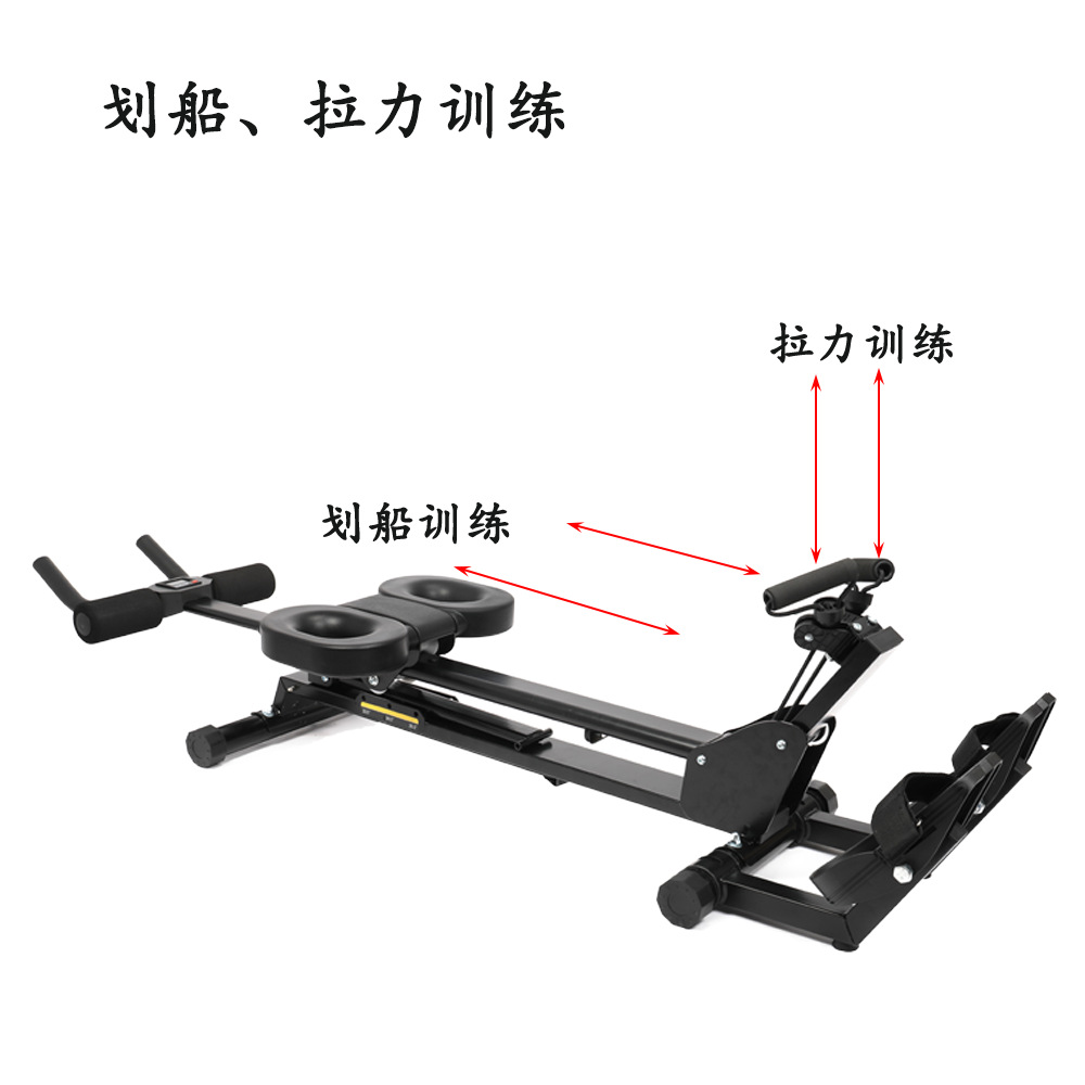 Cross-Border Three-In-One Multi-Functional Rowing Machine, Home Fitness Abdominal Exercise Machine, Comprehensive Training Equipment Abdominal Curling Machine