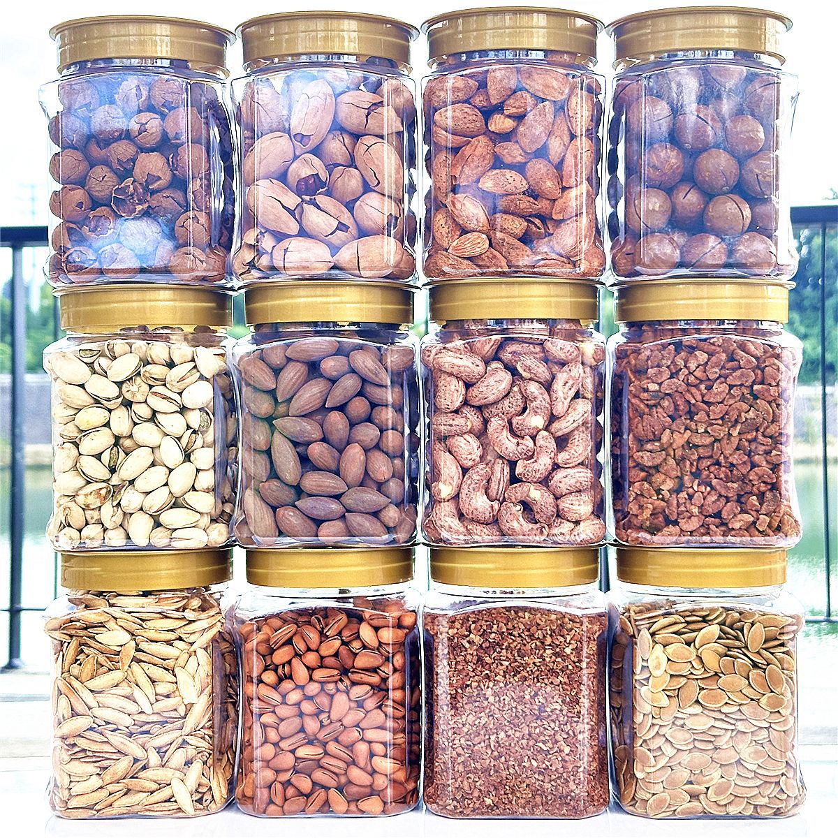 Mixed Nuts Combination Dried Fruit Nuts Roasted Seeds Wholesale Large Canned Barrel Optional Gift Pack Free Combination