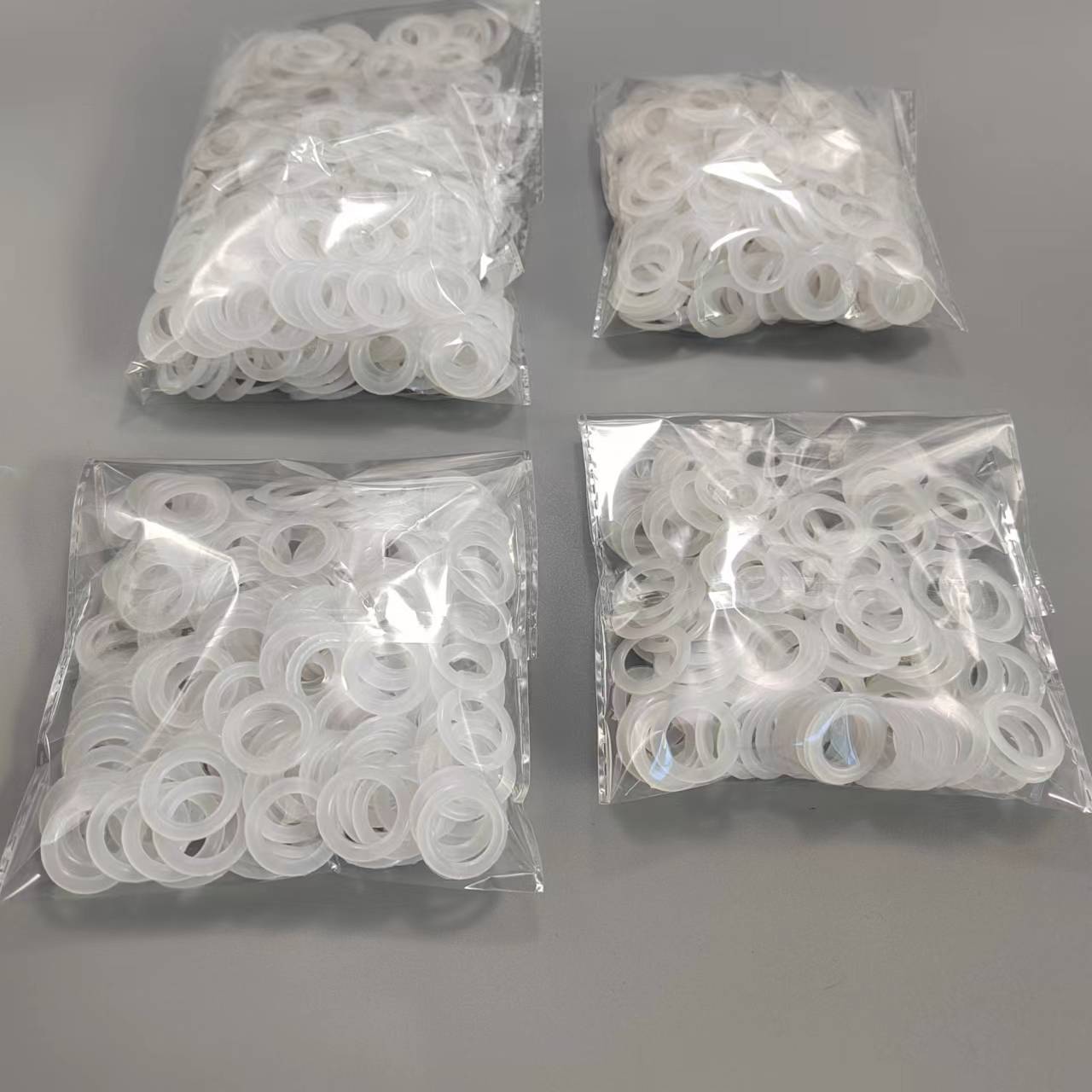 Crochet ring bag O-ring hand-woven accessories bag styling plastic ring wool DIY tool material bag